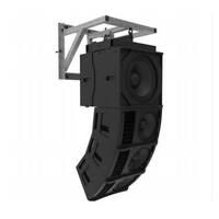 STEERABLES LINE ARRAY WALL MOUNT, GALVANIZED FOR OUTDOOR / SUPPORTS SMALL & MID-SIZE LINE ARRAYS